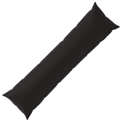 Outdoor Cushion Black Polyester 40x145cm