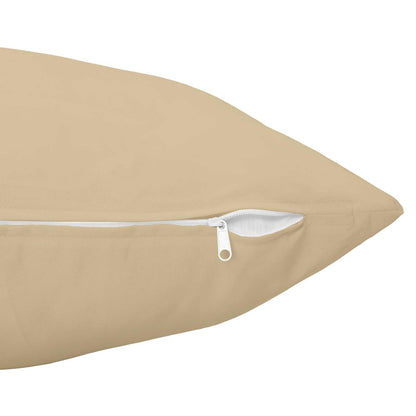 Outdoor Cushion Beige Polyester 45x45cm