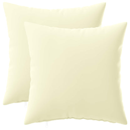 Cream Cushion Set 2pcs 45x45cm