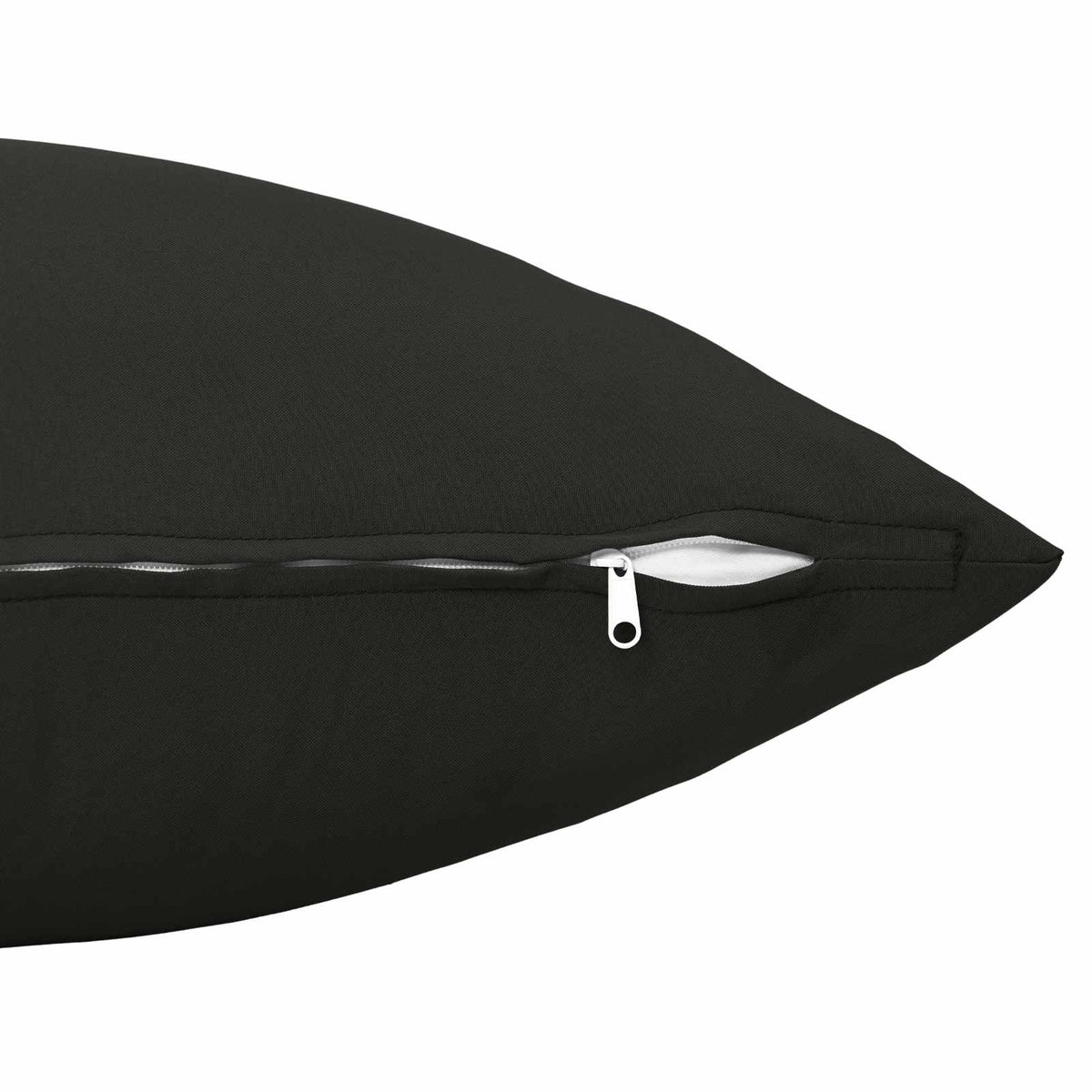 Outdoor Cushion Black Polyester 50x50cm