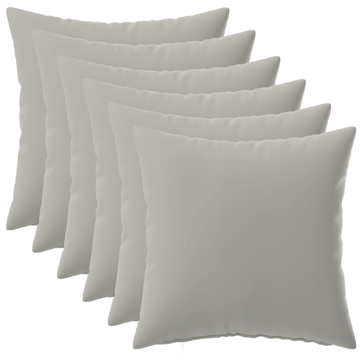 Grey Outdoor Cushion Set 50x50cm