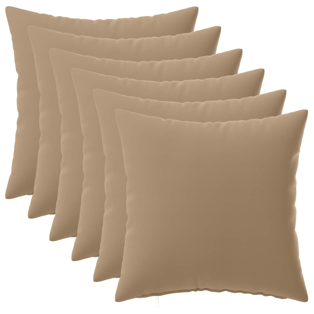 Outdoor Cushion Taupe Polyester 50x50cm