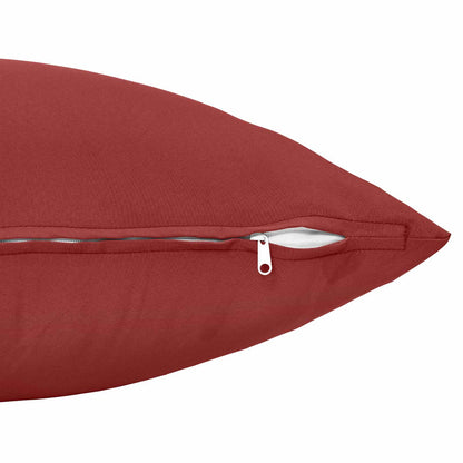 Red Outdoor Cushion Set 50x50cm
