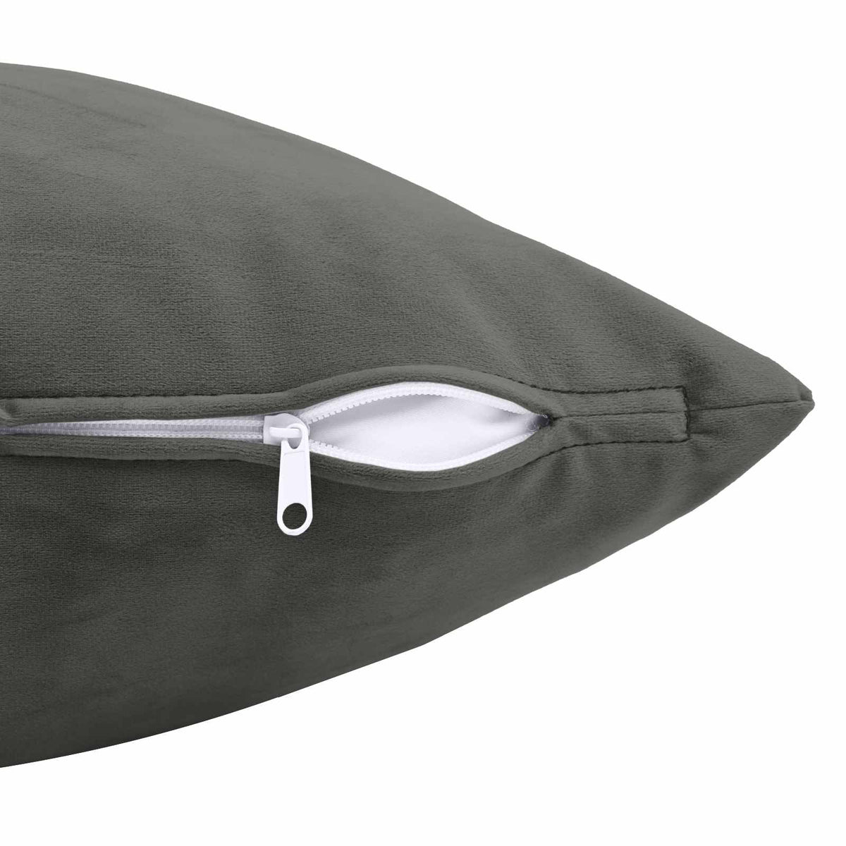 Velvet Cushion Dark Grey 60x60cm