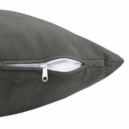 Velvet Cushion Dark Grey 60x60cm