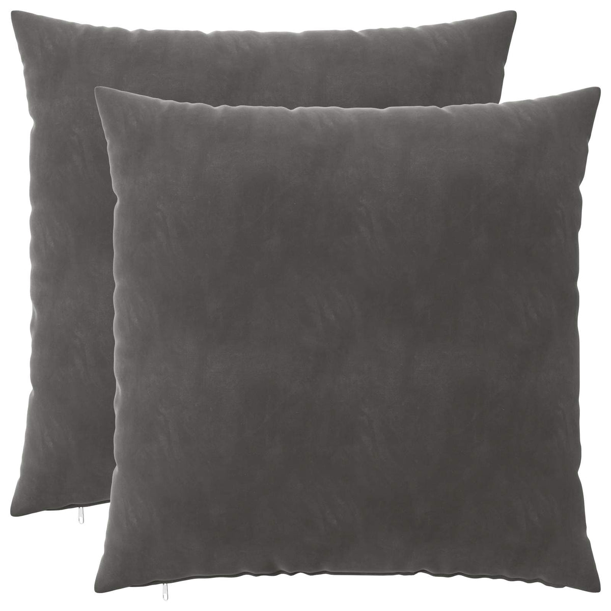 Velvet Cushion Dark Grey 60x60cm