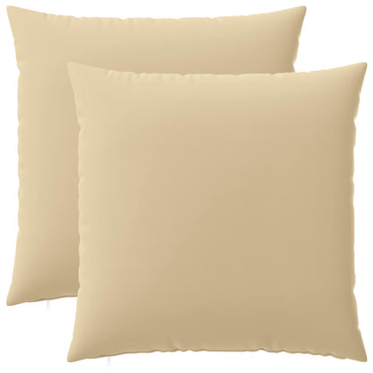 Beige Cushion Set 2pcs 60x60cm