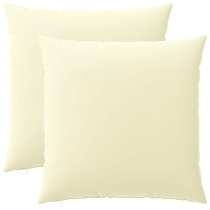 Cream Outdoor Cushion Set 60x60cm