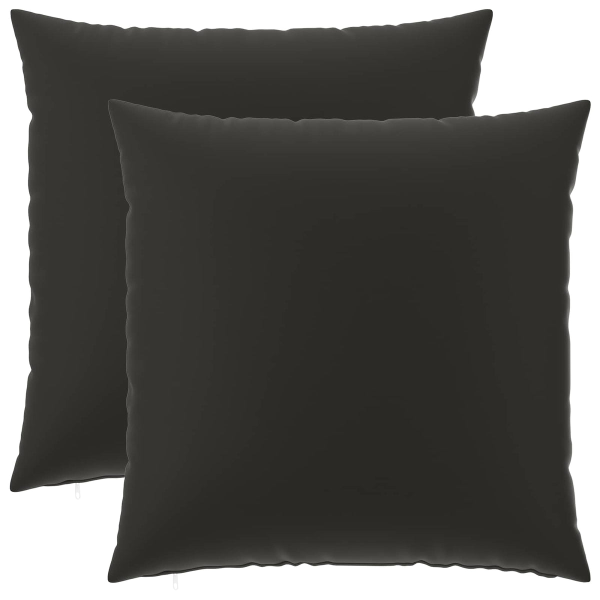 Black Outdoor Cushion Set 65x65cm