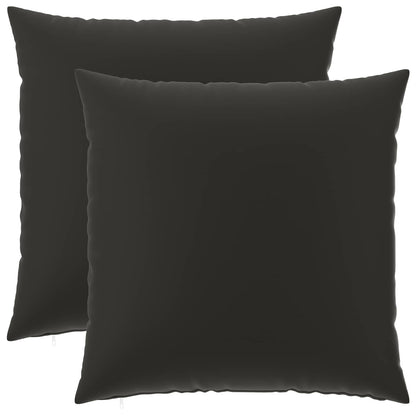 Black Outdoor Cushion Set 65x65cm