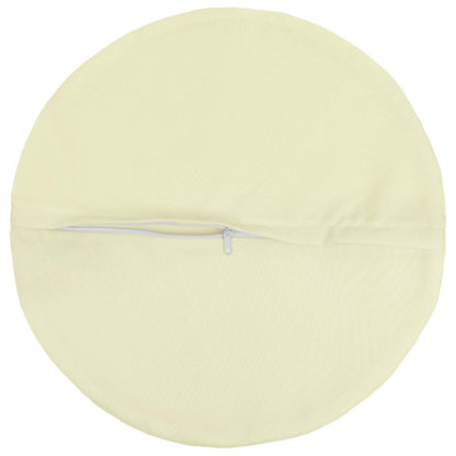 Cream Polyester Cushion Set