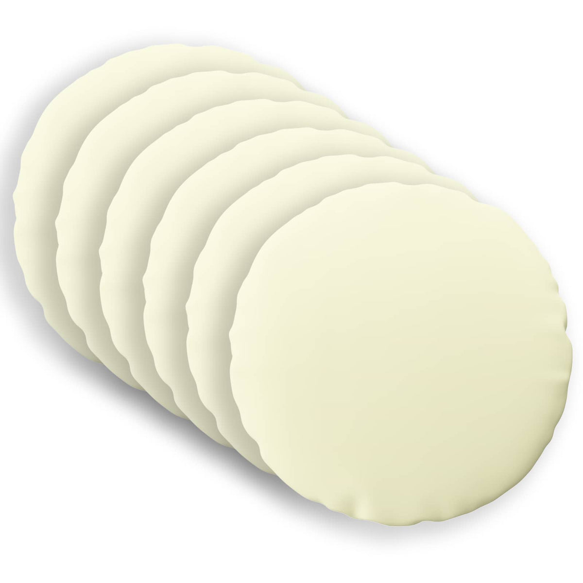 Cream Polyester Cushion Set