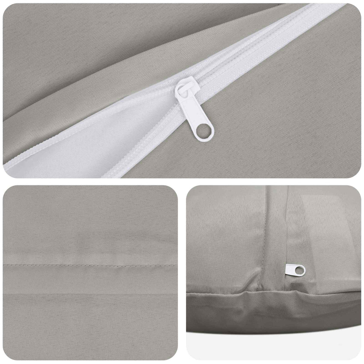 Grey Outdoor Cushion Set
