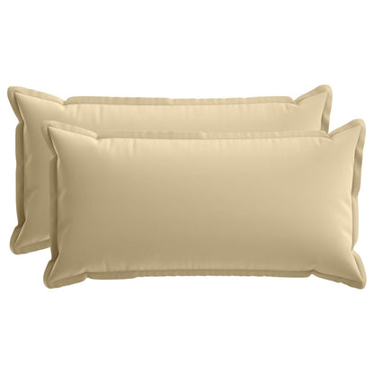 Beige Outdoor Cushion Set 40x70cm