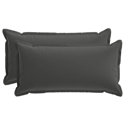 Outdoor Cushion Anthracite Polyester 40x80cm