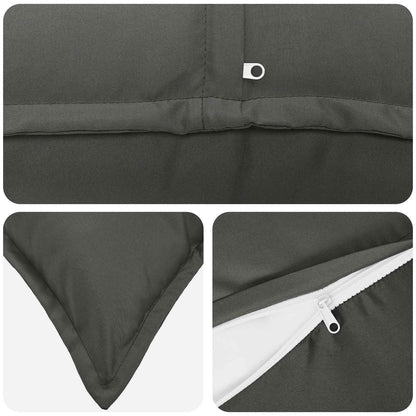 Outdoor Cushion Anthracite Polyester 45x45cm