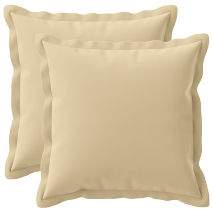Beige Cushion Set 2pcs 45x45cm