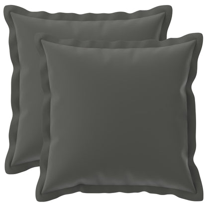 Outdoor Cushion Anthracite Polyester 50x50cm