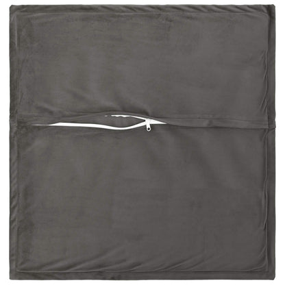 Velvet Cushion Dark Grey 55x55cm