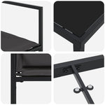5-Piece Outdoor Dining Set Black Grey | HomeAndLiving
