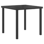 5-Piece Outdoor Dining Set Black Grey | HomeAndLiving