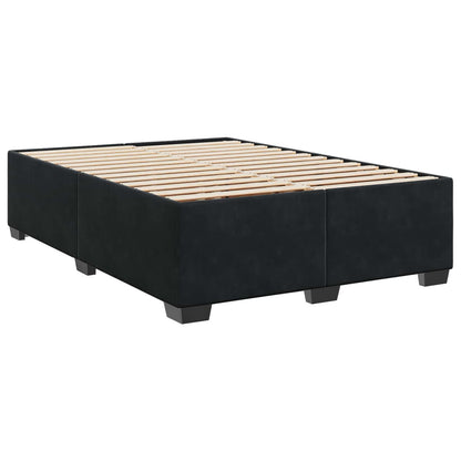 Black Velvet Bed Frame 190 cm x 139 cm x 88 cm
