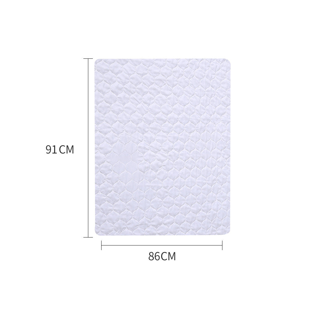 2x Bed Pad Waterproof Bed Protector Single
