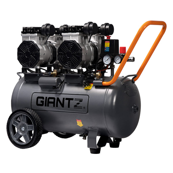  50L Air Compressor 200L/min 3.0HP Oil-Free Quiet Electric Portable Air Inflator