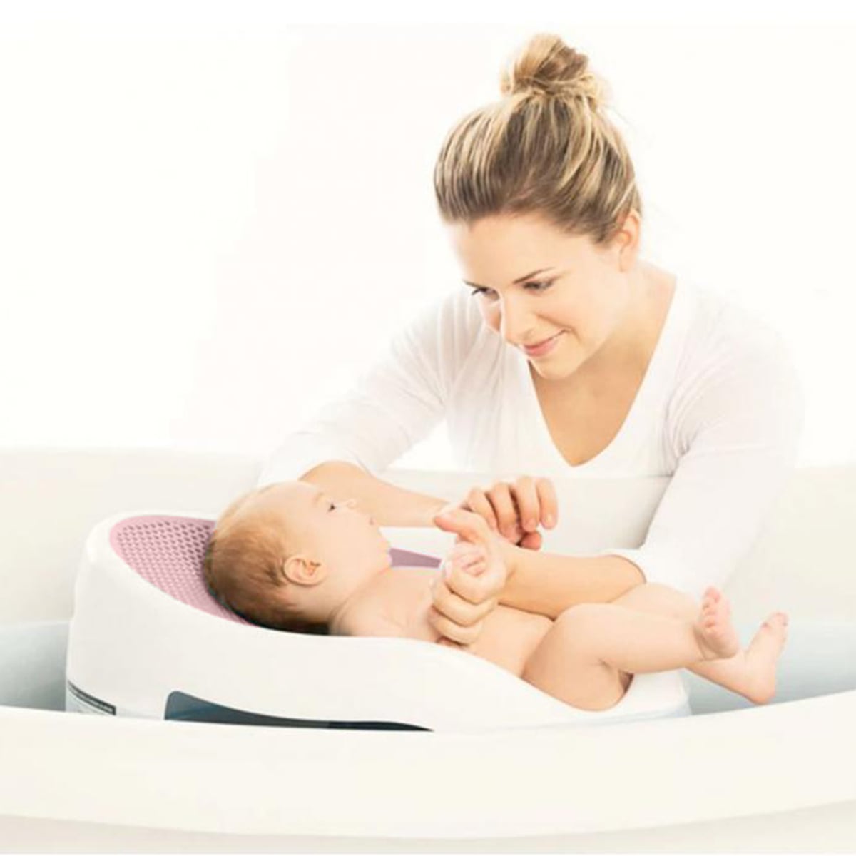 Angelcare AC581 Baby Bath Support Pink Infant Toddler Safety Bath Seat