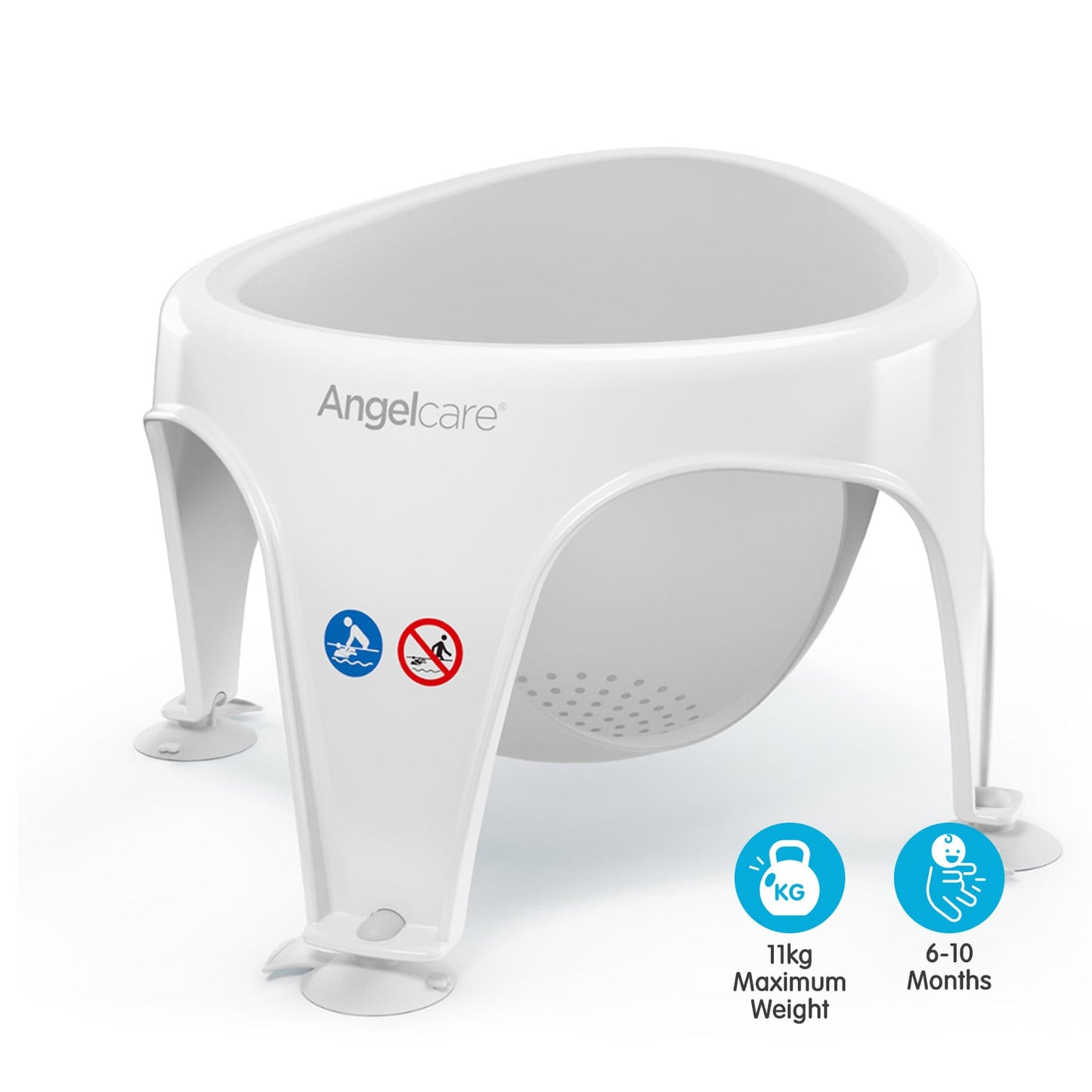 Baby Bath Soft Touch Seat Grey