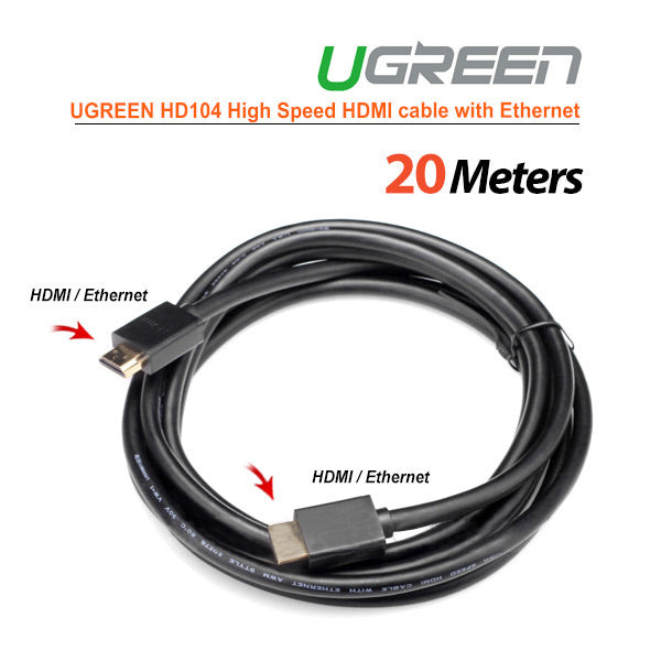  High Speed Hdmi Cable With Ethernet Full Copper 20M (10112)