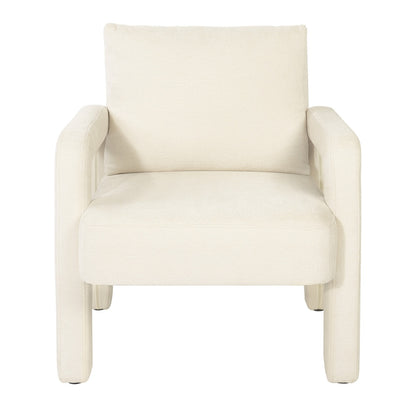 Armchair Velvet Accent Chairs 1 Seater Lounge Sofa Chair Beige/Green/Grey