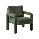 Armchair Velvet Accent Chairs 1 Seater Lounge Sofa Chair Beige/Green/Grey