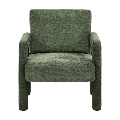 2x Velvet Armchair Accent Chair 1 Seater Lounge Sofa Beige/Grey/Green Upholstered Seating