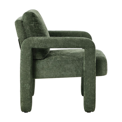 2x Velvet Armchair Accent Chair 1 Seater Lounge Sofa Beige/Grey/Green Upholstered Seating