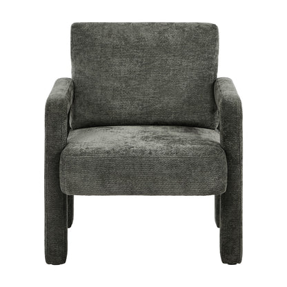 2x Velvet Armchair Accent Chair 1 Seater Lounge Sofa Beige/Grey/Green Upholstered Seating