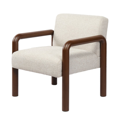 Accent Armchair Walnut 67x71x75cm