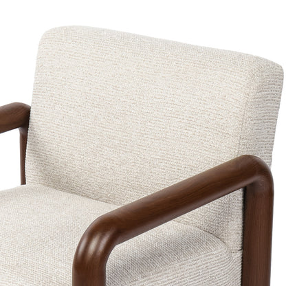 Accent Armchair Walnut 67x71x75cm