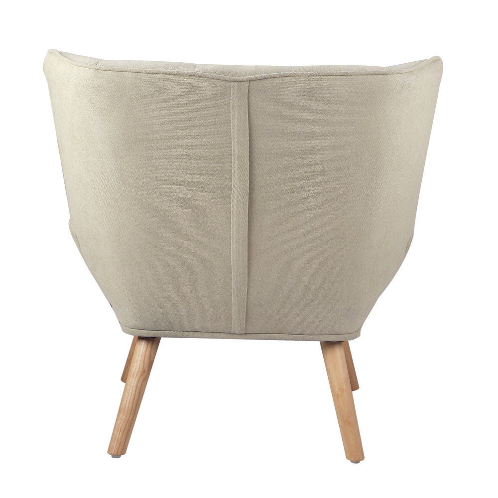 4x Armchair Sofa Lounge Sherpa Upholstered Tub White