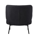 Boucle Armchair Wide Padded Charcoal | HomeAndLiving