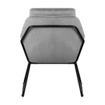 Armchair Velvet Accent Chairs Tub Chair Sofa Lounge Upholstered Grey