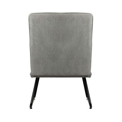 Armchair Lounge Chair Accent Chairs Linen Fabric Upholstered Light Grey
