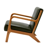Armchair Lounge Chair Couches Sofa Wood PU Green