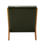 Armchair Lounge Chair Couches Sofa Wood PU Green