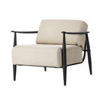 2x Wooden Armchair Sofa Chair Fabric Accent 1 Seater Grey/Beige Upholstered Seating