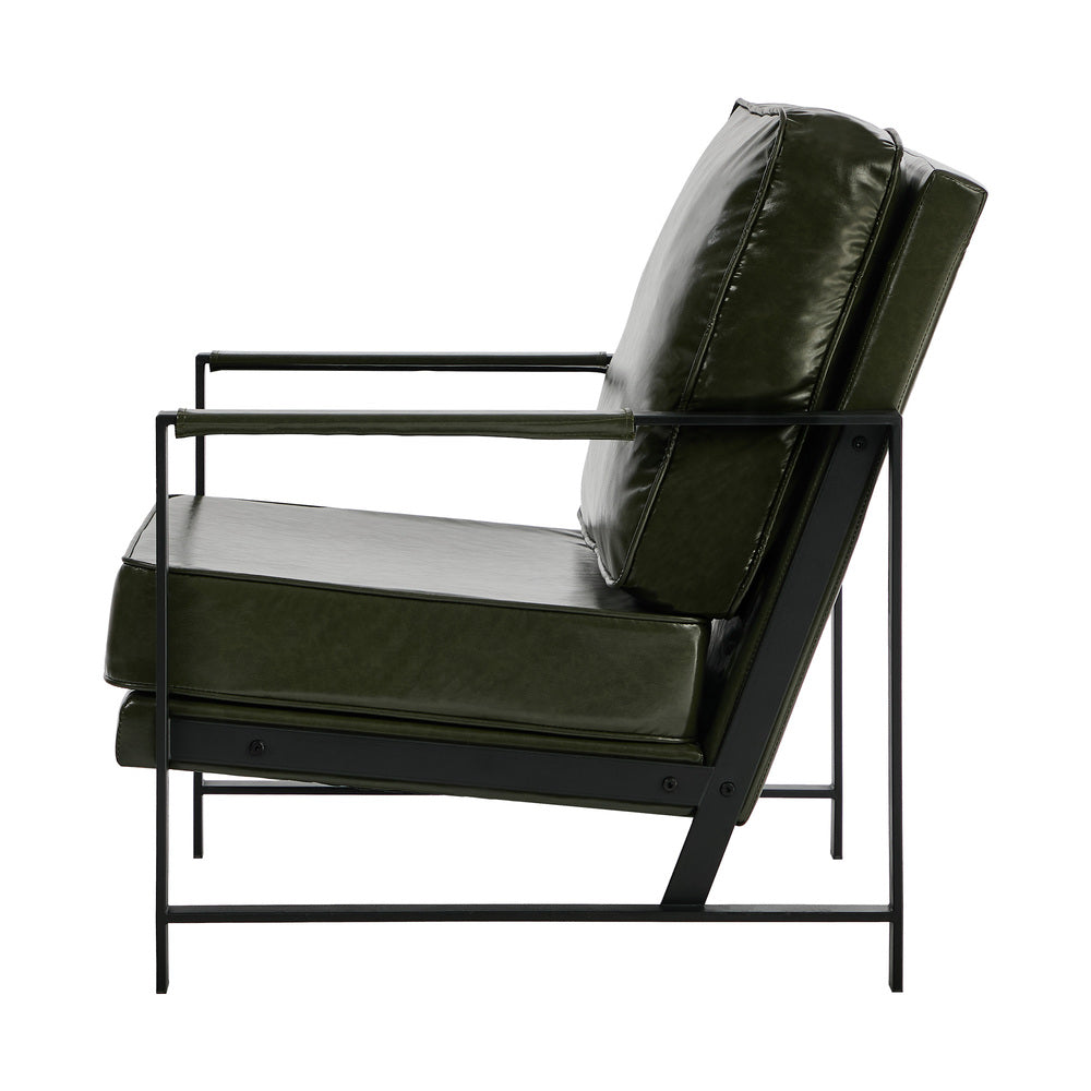 Green Lounge Armchair Sofa 65x71x80cm