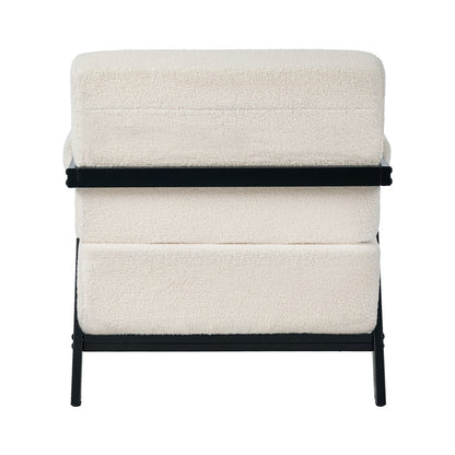 Sherpa Accent Armchair Black 41x52.5cm