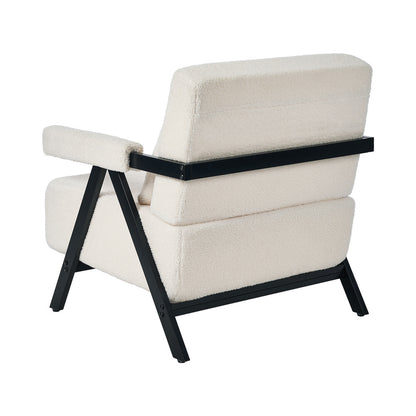 Sherpa Accent Armchair Black 41x52.5cm