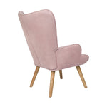 Armchair Lounge Chair Ottoman Accent Armchairs Fabric Sofa Chairs Pink