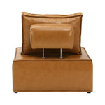 Pu Leather Sofa Couch Brown